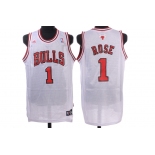 nba chicago bulls #1 rose white (fans edition)