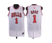 nba chicago bulls #1 rose white (fans edition)