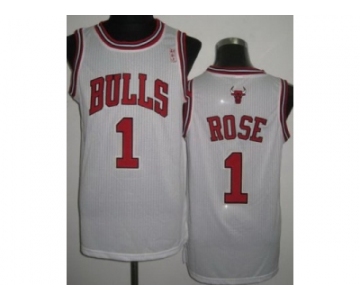 nba chicago bulls #1 rose white[revolution 30]