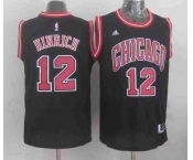 nba chicago bulls #12 kirk hinrich black