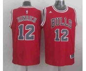 nba chicago bulls #12 kirk hinrich red