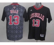 nba chicago bulls #13 noah black-grey[2014 new]