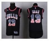 nba chicago bulls #13 noah black(USA Flag Fashion)