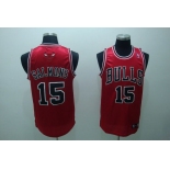 nba chicago bulls #15 salmons red