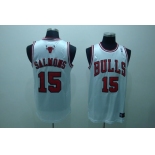 nba chicago bulls #15 salmons white