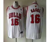 nba chicago bulls #16 gasol white[revolution 30 swingman]