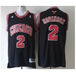 nba chicago bulls #2 robinson black[revolution 30 swingman]