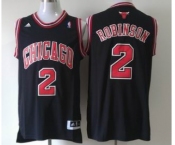 nba chicago bulls #2 robinson black[revolution 30 swingman]