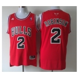 nba chicago bulls #2 robinson red[revolution 30 swingman]