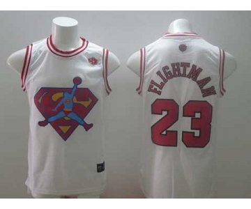 nba chicago bulls #23 flightman white[飞人]