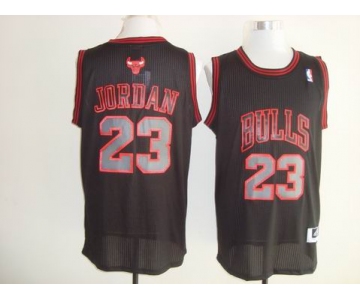 nba chicago bulls #23 jordan black[fashion embroidered]