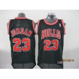 nba chicago bulls #23 jordan black[red number]孔