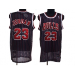 nba chicago bulls #23 jordan black(red stripe)