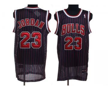 nba chicago bulls #23 jordan black(red stripe)