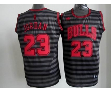 nba chicago bulls #23 jordan grey[black strip]