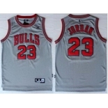 nba chicago bulls #23 jordan grey[number red]