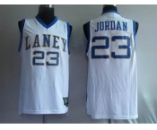 nba chicago bulls #23 jordan white(dark blue number)fans edition