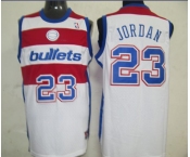 nba chicago bulls #23 jordan white,red(blue number)fans edition