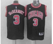 nba chicago bulls #3 mcdermott black