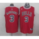 nba chicago bulls #3 mcdermott red