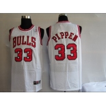 nba chicago bulls #33 pippen white