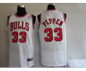 nba chicago bulls #33 pippen white