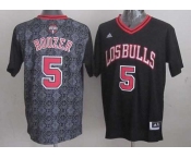 nba chicago bulls #5 boozer black-grey[2014 new]