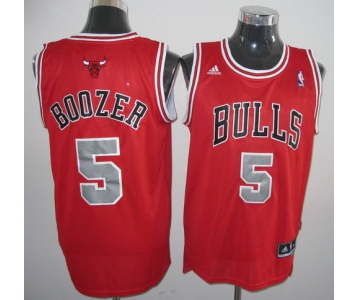 nba chicago bulls #5 boozer red[grey number][2011  revolution 30]