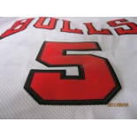 nba chicago bulls #5 boozer white[2011  revolution 30]