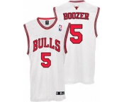 nba chicago bulls #5 boozer white