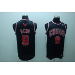 nba chicago bulls #9 deng black