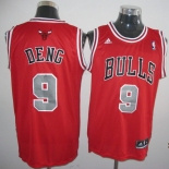 nba chicago bulls #9 deng red[grey number][2011  revolution 30]