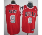 nba chicago bulls #9 deng red[grey number][2011  revolution 30]