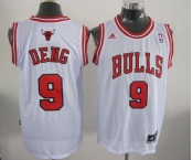 nba chicago bulls #9 deng white[2011  revolution 30]