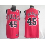 nba jersey chicago bulls #45 jordan red