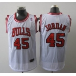 nba jersey chicago bulls #45 jordan white