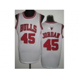 nba jersey chicago bulls #45 jordan white[revolution 30]