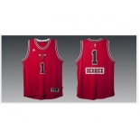 nba jerseys chicago bulls #1 derrick red [2014 christmas edition]