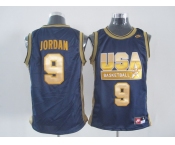 nba usa  #9 jordan blue