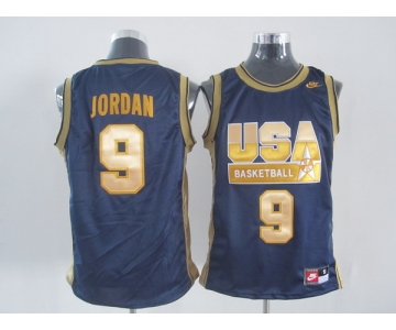 nba usa  #9 jordan blue