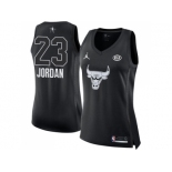 Women Nike Chicago Bulls #23 Michael Jordan Black NBA Jordan Swingman 2018 All-Star Game Jersey