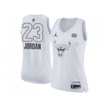 Women Nike Chicago Bulls #23 Michael Jordan White NBA Jordan Swingman 2018 All-Star Game Jersey