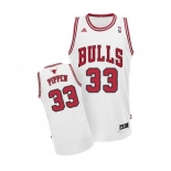 Women's Adidas Chicago Bulls #33 Scottie Pippen Swingman White Home NBA Jersey