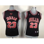 women nba jerseys chicago bulls #23 jordan black