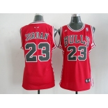 women nba jerseys chicago bulls #23 jordan red