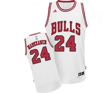 Youth Adidas Chicago Bulls #24 Lauri Markkanen Swingman White Home NBA Jersey