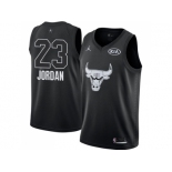 Youth Nike Chicago Bulls #23 Michael Jordan Black NBA Jordan Swingman 2018 All-Star Game Jersey