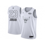 Youth Nike Chicago Bulls #23 Michael Jordan White NBA Jordan Swingman 2018 All-Star Game Jersey