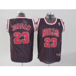 youth nba chicago bulls #23 jordan black(red stripe)