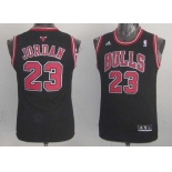 youth nba chicago bulls #23 jordan black[revolution 30 swingman]